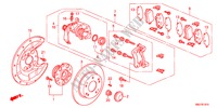 ACHTER REM voor Honda CIVIC 1.8GT 5 deuren 5-traps automatische versnellingsbak 2011