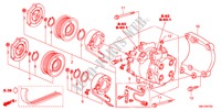 AIRCONDITIONER(COMPRESSOR)(DIESEL) voor Honda CIVIC 2.2GT    AUDIOLESS 5 deuren 6-versnellings handgeschakelde versnellingsbak 2011