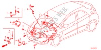 BEDRADINGSBUNDEL(RH)(1) voor Honda CIVIC 1.4SE 5 deuren 6-versnellings handgeschakelde versnellingsbak 2011
