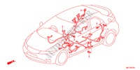 BEDRADINGSBUNDEL(RH)(2) voor Honda CIVIC 1.8VXI 5 deuren 6-versnellings handgeschakelde versnellingsbak 2011