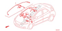 BEDRADINGSBUNDEL(RH)(4) voor Honda CIVIC 2.2ES 5 deuren 6-versnellings handgeschakelde versnellingsbak 2011