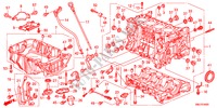 CILINDERBLOK/OLIEPAN(DIESEL) voor Honda CIVIC 2.2GT 5 deuren 6-versnellings handgeschakelde versnellingsbak 2011