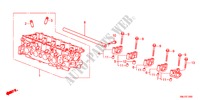 CILINDERKOP(1.4L) voor Honda CIVIC 1.4SE 5 deuren 6-versnellings handgeschakelde versnellingsbak 2011