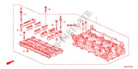 CILINDERKOP(DIESEL) voor Honda CIVIC 2.2SPORT AUDIOLESS 5 deuren 6-versnellings handgeschakelde versnellingsbak 2011