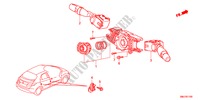 COMBINATIESCHAKELAAR voor Honda CIVIC 1.8GT 5 deuren 5-traps automatische versnellingsbak 2011