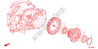 DIFFERENTIEEL(1.4L)(1.8L) voor Honda CIVIC 1.4COMFORT 5 deuren 6-versnellings handgeschakelde versnellingsbak 2011