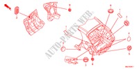 DOORVOERTULLE(ACHTER) voor Honda CIVIC 1.8GT 5 deuren 6-versnellings handgeschakelde versnellingsbak 2011