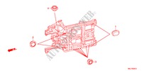 DOORVOERTULLE(ONDER) voor Honda CIVIC 1.8GT    AUDIOLESS 5 deuren 5-traps automatische versnellingsbak 2011