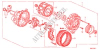 GENERATOR(1.8L) voor Honda CIVIC 1.8ES 5 deuren 6-versnellings handgeschakelde versnellingsbak 2011