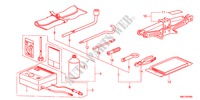 GEREEDSCHAP/KRIK voor Honda CIVIC 1.8GT 5 deuren 5-traps automatische versnellingsbak 2011