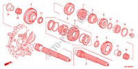 HULPAS(1.4L)(1.8L) voor Honda CIVIC 1.8ES 5 deuren 6-versnellings handgeschakelde versnellingsbak 2011