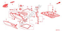INSTRUMENTEN AFWERKING(RH)(PASSAGIERZIJKANT) voor Honda CIVIC 1.8VXI 5 deuren 6-versnellings handgeschakelde versnellingsbak 2011