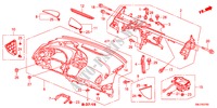 INSTRUMENTEN PANEEL(LH) voor Honda CIVIC 1.8GT 5 deuren 6-versnellings handgeschakelde versnellingsbak 2011