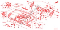 INSTRUMENTEN PANEEL(RH) voor Honda CIVIC 1.8ES 5 deuren 6-versnellings handgeschakelde versnellingsbak 2011