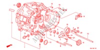 KOPPELINGKAST(DIESEL) voor Honda CIVIC 2.2GT    AUDIOLESS 5 deuren 6-versnellings handgeschakelde versnellingsbak 2011