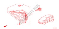 MISTLICHT voor Honda CIVIC 1.4SPORT 5 deuren intelligente transmissie IMT 2011