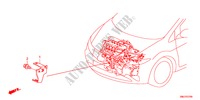 MOTOR DRAAD BUNDEL STANG(1.4L) voor Honda CIVIC 1.4S 5 deuren 6-versnellings handgeschakelde versnellingsbak 2011