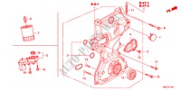 OLIEPOMP(1.8L) voor Honda CIVIC 1.8ES 5 deuren 6-versnellings handgeschakelde versnellingsbak 2011