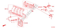ONTLUCHTER PIJP(1.4L) voor Honda CIVIC 1.4GT    AUDIOLESS 5 deuren intelligente transmissie IMT 2011
