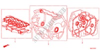 PAKKINGPAKKET(1.8L) voor Honda CIVIC 1.8S 5 deuren 5-traps automatische versnellingsbak 2011