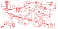 REM HOOFDCILINDER/HOOFDSPANNING(LH) voor Honda CIVIC 2.2SPORT 5 deuren 6-versnellings handgeschakelde versnellingsbak 2011