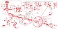 REM HOOFDCILINDER/HOOFDSPANNING(RH) voor Honda CIVIC 1.8S 5 deuren 5-traps automatische versnellingsbak 2011