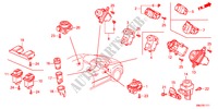 SCHAKELAAR(RH) voor Honda CIVIC 2.2SE 5 deuren 6-versnellings handgeschakelde versnellingsbak 2011