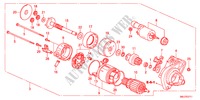 STARTMOTOR(1.8L) voor Honda CIVIC 1.8COMFORT 5 deuren 5-traps automatische versnellingsbak 2011