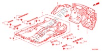 VLOERMAT voor Honda CIVIC 2.2SPORT 5 deuren 6-versnellings handgeschakelde versnellingsbak 2011