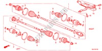 VOOR AANDRIJFAS(1.4L) voor Honda CIVIC 1.4SPORT 5 deuren 6-versnellings handgeschakelde versnellingsbak 2011