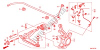 VOOR KNOKKEL voor Honda CIVIC 1.8GT    AUDIOLESS 5 deuren 5-traps automatische versnellingsbak 2011