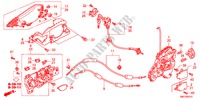 VOOR PORTIER SLOTEN/BUITEN HENDEL voor Honda CIVIC 1.8GT 5 deuren 6-versnellings handgeschakelde versnellingsbak 2011