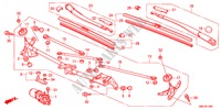 VOOR RUITESPROEIER(LH) voor Honda CIVIC 1.4SPORT 5 deuren intelligente transmissie IMT 2011