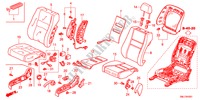 VOOR ZITTING(R.) voor Honda CIVIC 1.8GT    AUDIOLESS 5 deuren 5-traps automatische versnellingsbak 2011