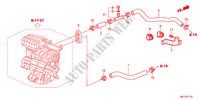 WATERSLANG(1.4L)(RH) voor Honda CIVIC 1.4SE 5 deuren 6-versnellings handgeschakelde versnellingsbak 2011