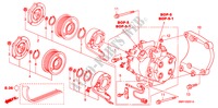 AIRCONDITIONER (COMPRESSOR) (DIESEL) voor Honda CIVIC 2.2 BASE 3 deuren 6-versnellings handgeschakelde versnellingsbak 2007