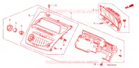AUTOMATISCHE RADIO(LH)(1) voor Honda CIVIC 1.8 BASE 3 deuren 6-versnellings handgeschakelde versnellingsbak 2007