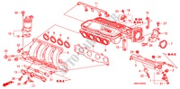 INLAAT SPRUITSTUK(1.4L) voor Honda CIVIC 1.4 TYPE S    PLUS 3 deuren 6-versnellings handgeschakelde versnellingsbak 2009