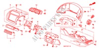INSTRUMENTEN AFWERKING(RH)(BESTUURDERZIJKANT) voor Honda CIVIC 1.8 TYPE S 3 deuren intelligente transmissie IMT 2008