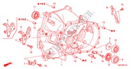 KOPPELINGKAST(1.4L) voor Honda CIVIC 1.4 TYPE S    PLUS 3 deuren 6-versnellings handgeschakelde versnellingsbak 2009