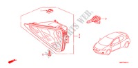 MISTLICHT voor Honda CIVIC 1.8 TYPE S 3 deuren 6-versnellings handgeschakelde versnellingsbak 2008