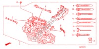MOTOR BEDRADINGSBUNDEL (2.0L) voor Honda CIVIC 2.0 TYPE R    PLUS 3 deuren 6-versnellings handgeschakelde versnellingsbak 2008