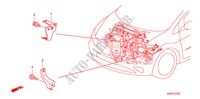 MOTOR DRAAD BUNDEL STANG(1.4L) (1.8L) (2.0L) voor Honda CIVIC 2.0 TYPE R    PLUS 3 deuren 6-versnellings handgeschakelde versnellingsbak 2007