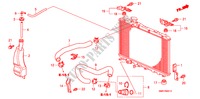 RADIATOR SLANG/RESERVETANK(2.0L) voor Honda CIVIC 2.0 TYPE R 3 deuren 6-versnellings handgeschakelde versnellingsbak 2009