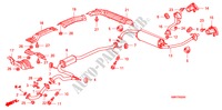 UITLAATPIJP/GELUIDDEMPER (1.8L) voor Honda CIVIC 1.8 BASE 3 deuren 6-versnellings handgeschakelde versnellingsbak 2007