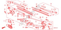 VOOR RUITESPROEIER (RH) voor Honda CIVIC 1.8 TYPE S 3 deuren 6-versnellings handgeschakelde versnellingsbak 2007
