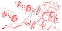 AIRCONDITIONER(COMPRESSOR)(2.0L) voor Honda CIVIC 2.0 TYPE-R    PLUS 3 deuren 6-versnellings handgeschakelde versnellingsbak 2011