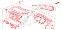 AUTOMATISCHE RADIO(RH)(2) voor Honda CIVIC 1.8 TYPE-S    PLUS 3 deuren intelligente transmissie IMT 2011