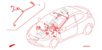 BEDRADINGSBUNDEL(LH)(4) voor Honda CIVIC 1.8 TYPE-S    PLUS 3 deuren 6-versnellings handgeschakelde versnellingsbak 2010