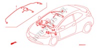 BEDRADINGSBUNDEL(RH)(4) voor Honda CIVIC 2.0 TYPE-R    PLUS 3 deuren 6-versnellings handgeschakelde versnellingsbak 2010